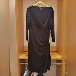 Ralph Lauren LBD Womens 14 dress rouse black